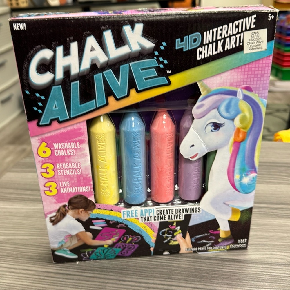 Horizon Group Chalk Alive 4D interactive chalk art new